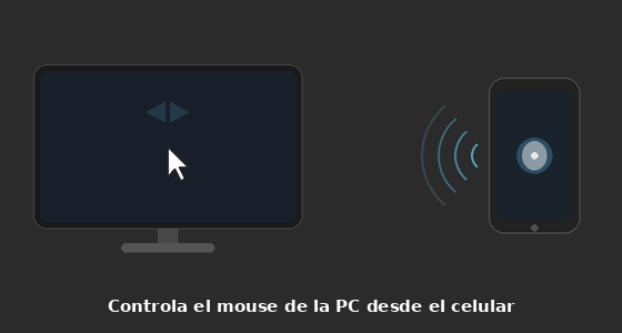 Controlá el mouse de la PC desde el celular