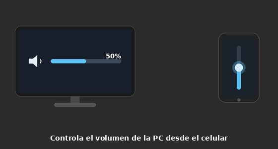 Controlá el volumen de la PC desde el celular